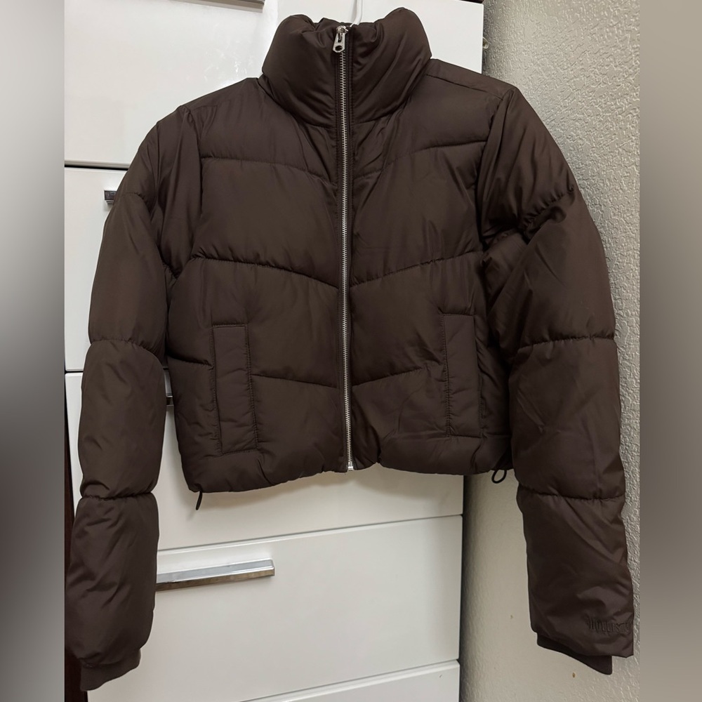 Hollister Dark Brown Puffer Jacket